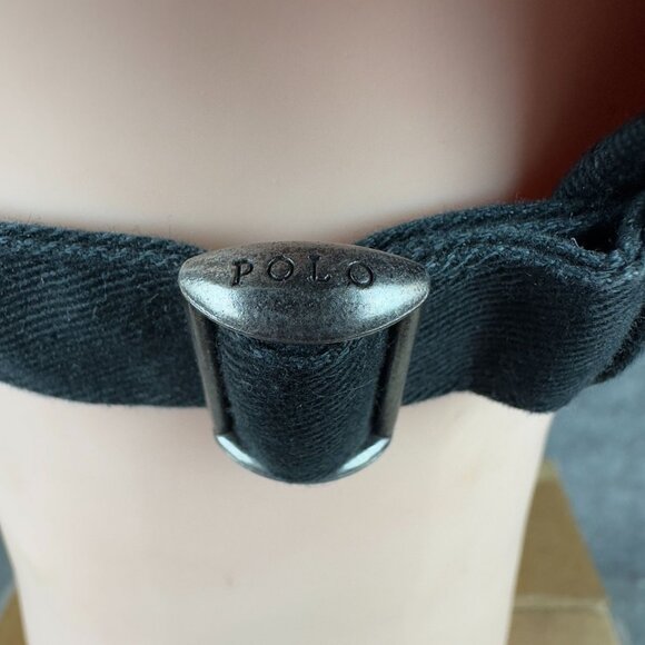 Ralph Lauren Polo Baseball Black Cap Adults Pink Logo Adjustable Strapback - Picture 10 of 11